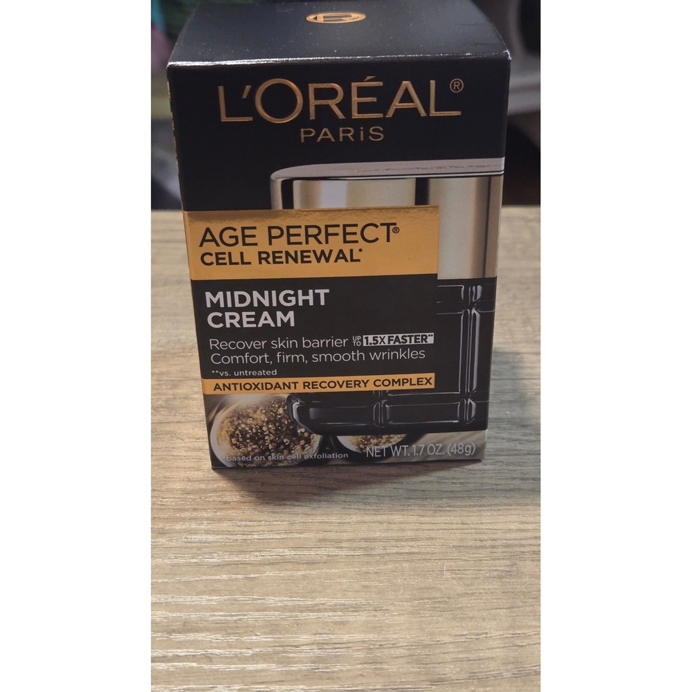 L'Oreal Paris Age Perfect Cell Renewal Midnight Cream 1.7oz Night Moisturizer